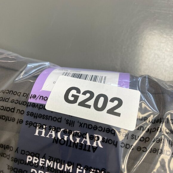 NEW Haggar Men's 30x32 Premium Flex Slim-Straight Dress Pants Brown - Picture 8 of 8